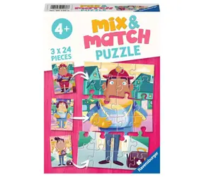 Ravensburger Mix & Match Puzzle Mein Lieblingswerk / 3x24 Teile / ab 4 Jahren 