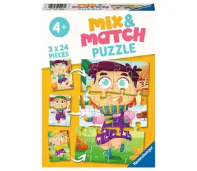 Ravensburger Mix & Match Puzzle Jahreszeiten / 3x24 Teile / ab 4 Jahren 