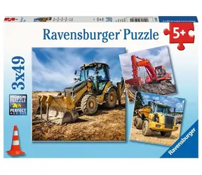 Ravensburger Bagger im Einsatz / 3x49 Teile / ab 5 Jahren 