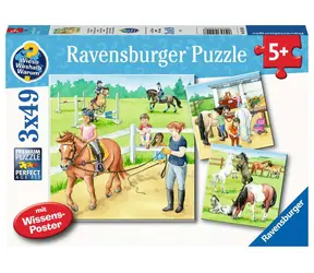 Ravensburger Pferde / 3x49 Teile / ab 5 Jahren 