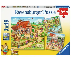 Ravensburger Ferien im Grünen / 3x49 Teile / ab 5 Jahren 