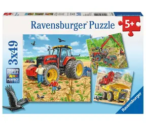 Ravensburger Landmaschinen / 3x49 Teile / ab 5 Jahren 