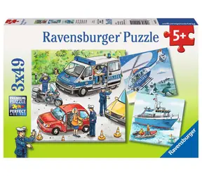Ravensburger Polizei greift ein / 3x49 Teile / ab 5 Jahren 