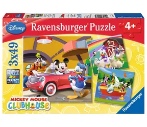 Ravensburger Mickey Club / 3x49 Teile / ab 5 Jahren 