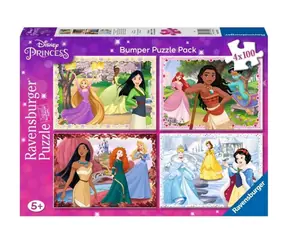 Ravensburger Disney: Prinzessinnen - 4x100 Teile / ab 5 Jahren 