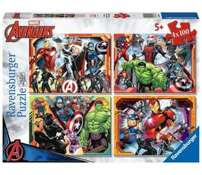 Ravensburger MARVEL Avengers Set / 4x100 Teile / ab 5 Jahren 