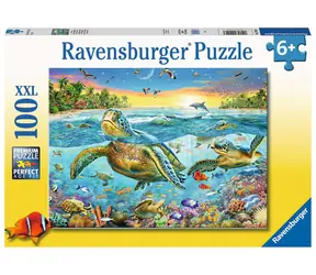 Ravensburger Schwimmen mit Wasserschildkröten / 100 Stück / ab 6 Jahren 