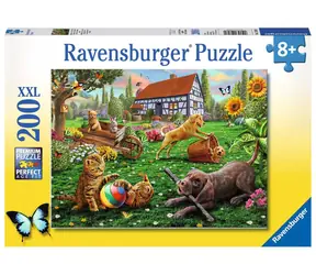 Ravensburger Tiere spielen im Hinterhof / 200 Teile / ab 8 Jahren 