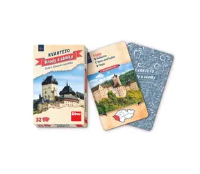 Dino Cards - Burgen und Schlösser - Quartett / Spieleranzahl: 3-6 / ab 4 Jahren