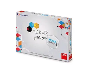 Dino AZ Quiz Junior - Neue Fragen - Kinderspiel / Spieldauer: 30 Minuten / Anzahl der Spieler: 2-4 / ab 10 Jahren
