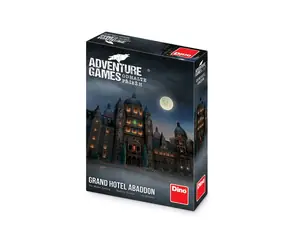 Dino Abenteuerspiele: Grand Hotel Abaddon - Gesellschaftsspiel / Spieldauer: 240 Minuten / Anzahl der Spieler: 1-4 / ab 12 Jahren