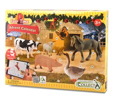 Collecta Adventskalender Bauernhof und Pferde / ab 3 Jahren