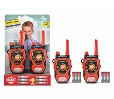 Dickie Walkie Talkie Fun 16 cm 2 Stück im Set / 2,4 GHz / Reichweite: bis zu 100 m / ab 4 Jahren