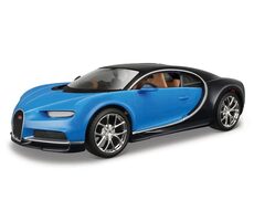 Maisto Bugatti Chiron Assembly Line blau / Maßstab: 1:24 / ab 3 Jahren