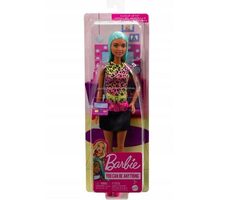 Mattel DVF50/HKT66 - Barbie Beruf (Du kannst alles sein) - Maskenbildnerin / ab 3 Jahren 