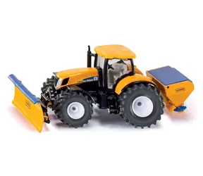 Siku Super - Traktor mit Frontpflug und Salzstreuer / 1:50 / ab 3 Jahren 