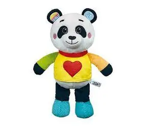 Clementoni Kuscheliger Plüsch-Panda mit Geräuschen / ab 0 Monaten 