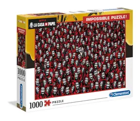Clementoni PUZZLE Impossible - La Casa de Papel / 1000 Teile / ab 14 Jahren 