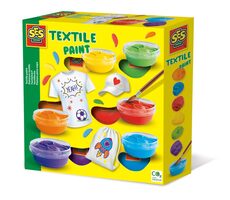 SES Textilfarben 6 Farben / ab 5 Jahren 