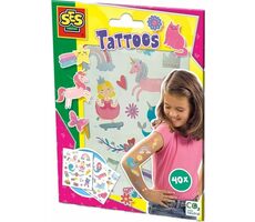 SES Kindertattoos für Mädchen 40 Stück / ab 3 Jahren 
