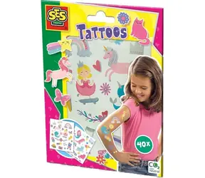 SES Kindertattoos für Mädchen 40 Stück / ab 3 Jahren 