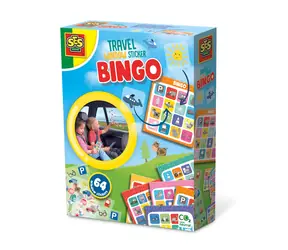SES Reisespiel - BINGO Bilder auf die Autoscheibe kleben / ab 3 Jahren 