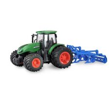 AMEWI 22640 grün / RC Traktor mit Grubber / 1:24 / Alter: 6+ / 2,4GHz / RTR / Fernbedienung / 500mAh Li- ION
