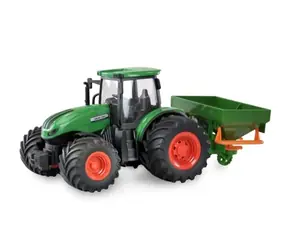 AMEWI 22639 grün / RC Traktor mit Streuer / 1:24 / Alter: 6+ / 2,4GHz / RTR / Fernbedienung / 500mAh Li- ION