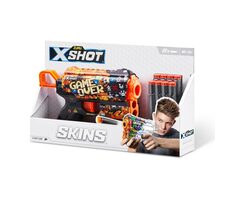 Zuru X-Shot Skins Flux Modell E / Kinderpistole / 8 Pfeile / ab 8 Jahren  