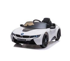 Eljet Kinder-Elektroauto BMW Coupe weiß / 70 W / Geschwindigkeit: 3-7 km-h / Tragfähigkeit: 30 kg 