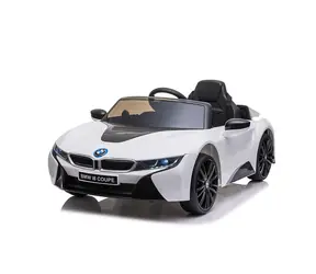 Eljet Kinder-Elektroauto BMW Coupe weiß / 70 W / Geschwindigkeit: 3-7 km-h / Tragfähigkeit: 30 kg 