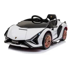Eljet Kinder-Elektroauto Lamborghini Sian weiß / 25 W / Geschwindigkeit: 3-5 km-h / Tragfähigkeit: 25 kg 