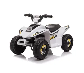 Eljet Kinder-Elektro-Quad X01 weiß / Geschwindigkeit: 3-4,6 km-h / Tragfähigkeit: 30 kg 