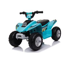 Eljet Kinder-Elektro-Quad X01 blau / Geschwindigkeit: 3-4,6 km-h / Tragfähigkeit: 30 kg 