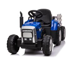 Eljet Kinder Elektroauto Traktor Lite blau / 50 W / Geschwindigkeit: 3-8 km-h / Tragkraft: 30 kg 