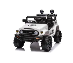 Eljet Kinder Elektroauto Toyota FJ Cruiser weiß / 50 W / Geschwindigkeit: 3-5 km-h / Tragkraft: 30 kg 