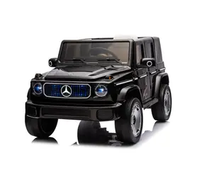 Eljet Kinder-Elektroauto Mercedes EQG schwarz / 2x40 W / Geschwindigkeit: 3-5 km-h / Tragfähigkeit: 30 kg 