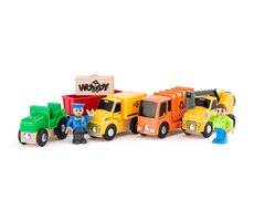 Woody Autoset - Nutzfahrzeuge 8-tlg. / ab 3 Jahren