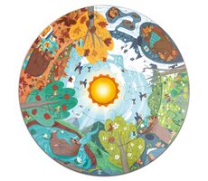 Hape Puzzle - Vier Jahreszeiten / 16 Teile / ab 3 Jahren