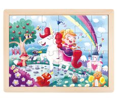 Hape Puzzle - Einhorn und Freunde / 24 Teile / ab 3 Jahren