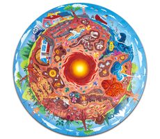 Hape Puzzle - Unterwelt / LED / ab 4 Jahren