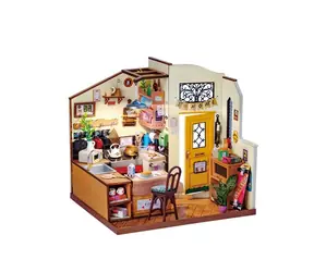 Robotime 3D-Holzpuzzle Gemütliche Küche / ab 14 Jahren / 196 Teile / Schwierigkeitsgrad: schwer