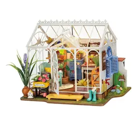 Robotime 3D-Holzpuzzle Traumgartenhaus / ab 14 Jahren / 240 Teile / Schwierigkeit: schwer