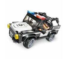 QMAN MineCity W11011-1 Polizeiauto / Bausatz / Anzahl Figuren|Teile: 1|121 / ab 6 Jahren