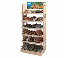 Mojo Animal Planet Werbedisplay aus Holz