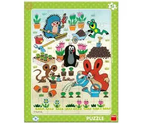 Dino Brettpuzzle Maulwurfsgärtner / 40 Teile / ab 3 Jahren