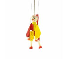 Tschechisch Holzspielzeug Holzpuppen - Kašpárek / ab 3 Jahren