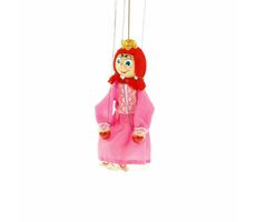 Tschechisch Holzspielzeug Holzpuppen - Prinzessin / ab 3 Jahren