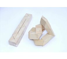 Tschechisch Holzspielzeug Natürliches Schlangen-Holzpuzzle / ab 3 Jahren