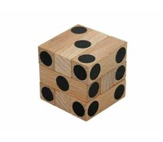 Tschechisch Holzspielzeug. Holzwürfel-Würfelpuzzle / ab 3 Jahren